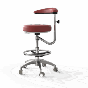Comfortek® X1 Assistant’s Stool, Sewn - Burgundy