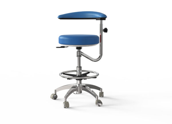 Comfortek® X1 Assistant’s Stool, Sewn - Cobalt Blue