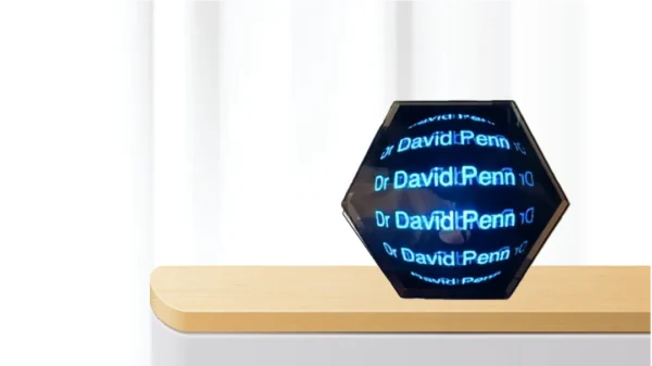 GRAM+ 30cm Hexagon 3D Hologram - clear - Image 2