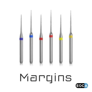 Margin Diamond Bur (Extra Super Fine, Super Fine & Fine) 6 Pk