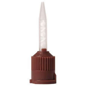 HP Mixing Tips Brown Short Tapered End 1:1 For Permanent & Temporary Cement 30/pk. - MARK3®*