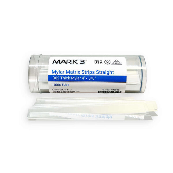 Mylar Matrix Strips 0.002  4" x 3/8" Straight 1000/pk. - MARK3* - Image 2