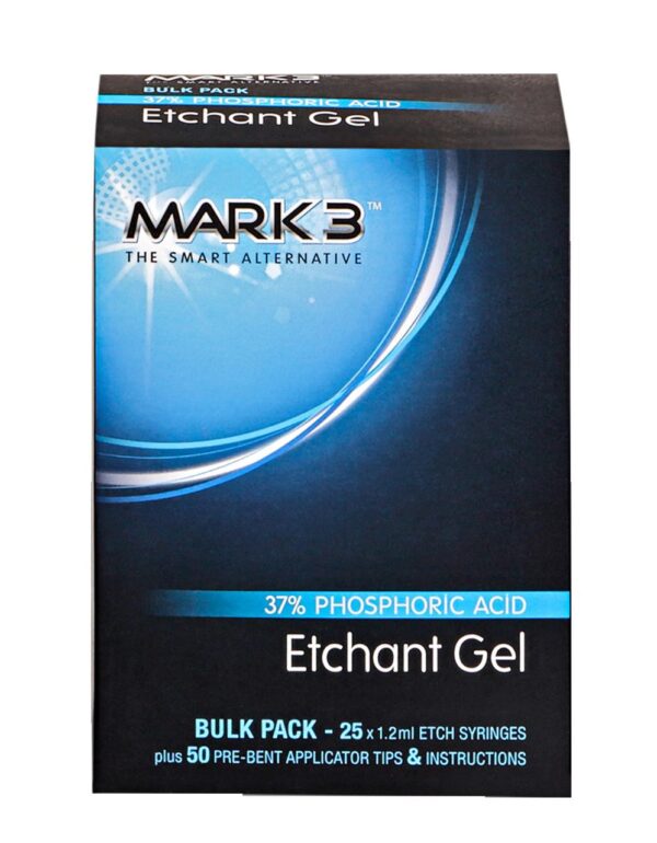 MARK3 Etch Gel 37% Phosphoric Acid Bulk Pack (25) 1.2 ml syringes - Image 2