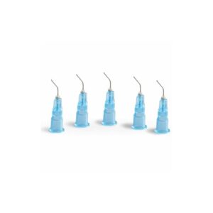 Pre-Bent Needle Tips - 25 Gauge Blue 100/Pk - MARK3