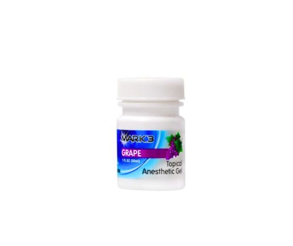 MARK3 Topical Anesthetic Gel 1oz Jar Grape