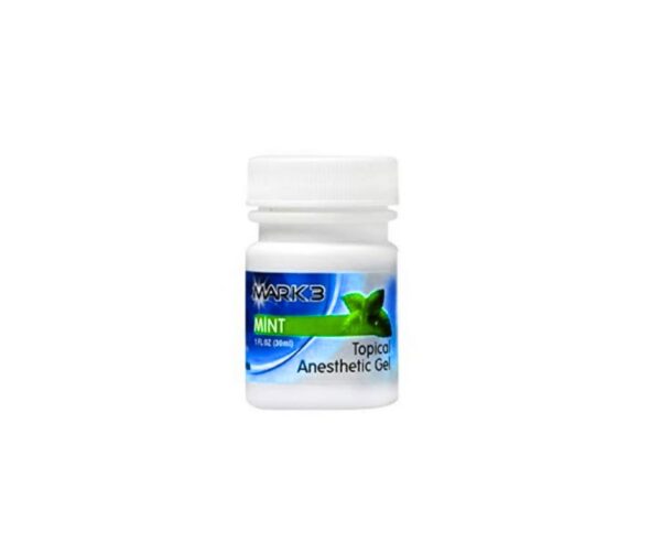 MARK3 Topical Anesthetic Gel 1oz Jar Mint