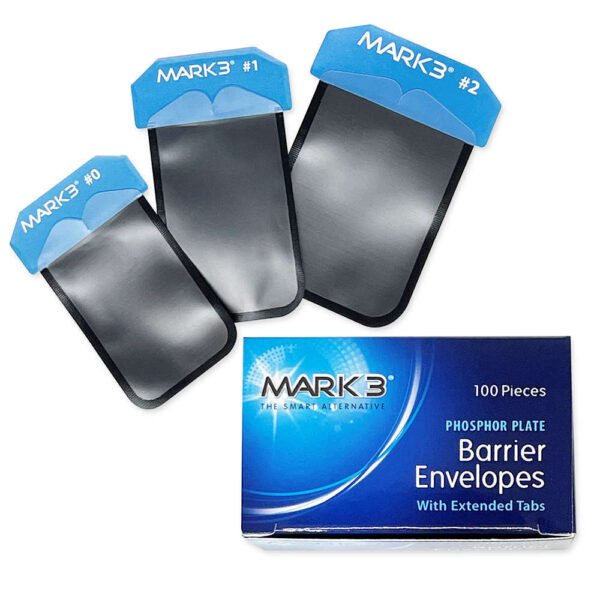 PSP Phosphor Plate Barrier Envelopes 100/pk Size 0 - MARK3