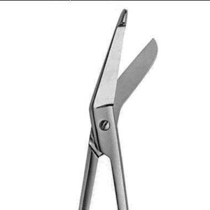 Wagner Scissors Serrated Blade Curved 4.75" - MARK3
