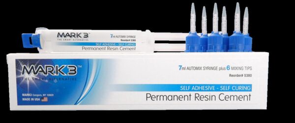 MARK3 Permanent Resin Cement Self Adhesive 7ml Automix Syringe - Image 3