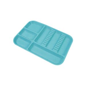 Dental Set Up Trays Blue 1/pk Autoclavable Divided - MARK3